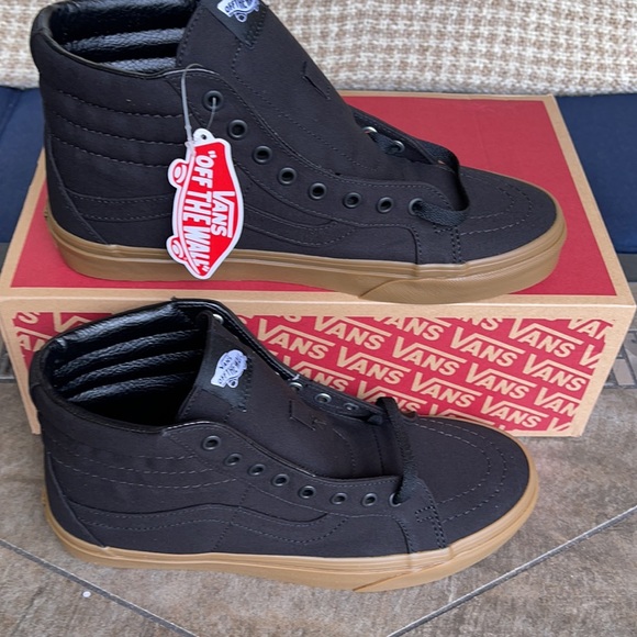 Vans Sk8-Hi Reissued Canvas Gum Black/Light Gum WM - Picture 3 of 16